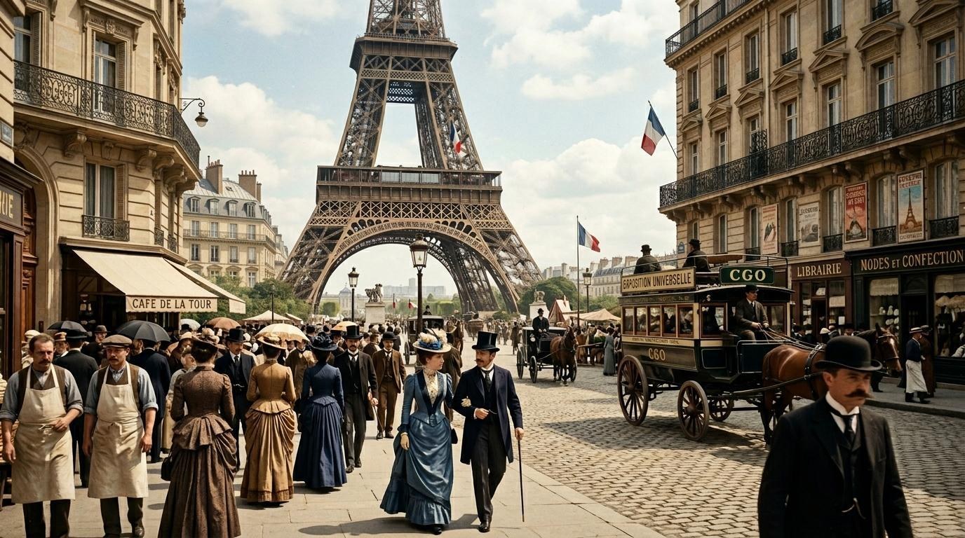 Historische Paris-Szene als Beispielbild für einen Nano Banana 2 Prompt